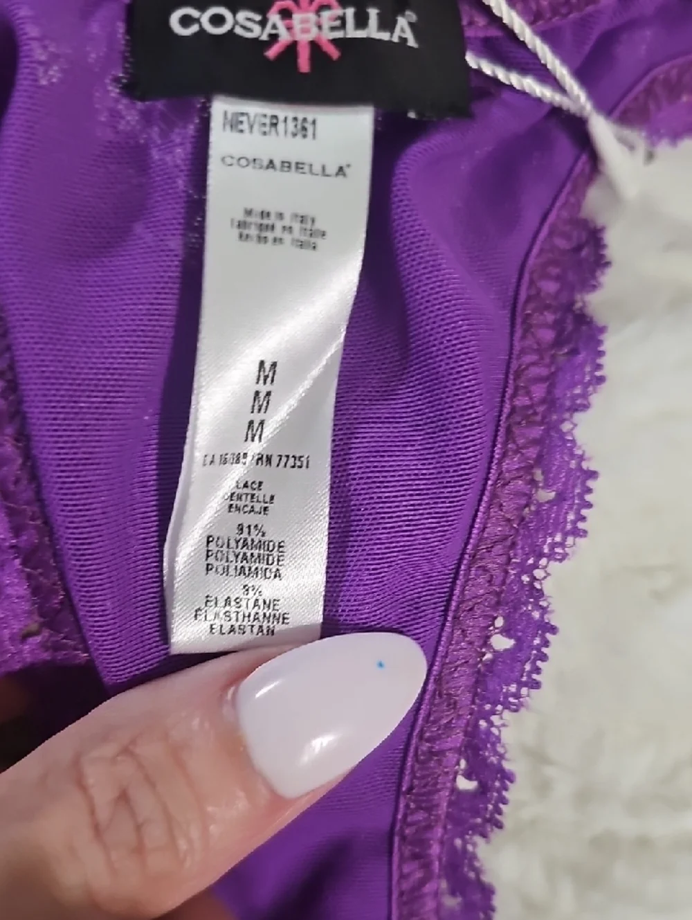 Cosabella‎ NSN Beauty Racie Bralette Dark Copper, Cyclamen
